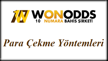 Wonodds Para Çekme Yöntemleri